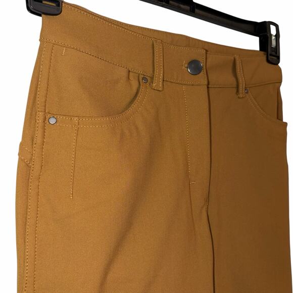 Lululemon City Sleek 5 Pocket 7/8 Ankle Pant Spiced Bronze 4 Mustard Yellow - Picture 6 of 11